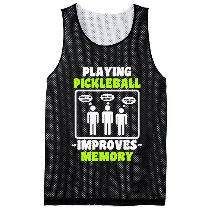 Playing Pickleball Improves Memory Dink Player Mesh Reversible Basketball Jersey Tank