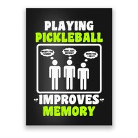 Playing Pickleball Improves Memory Dink Player Poster
