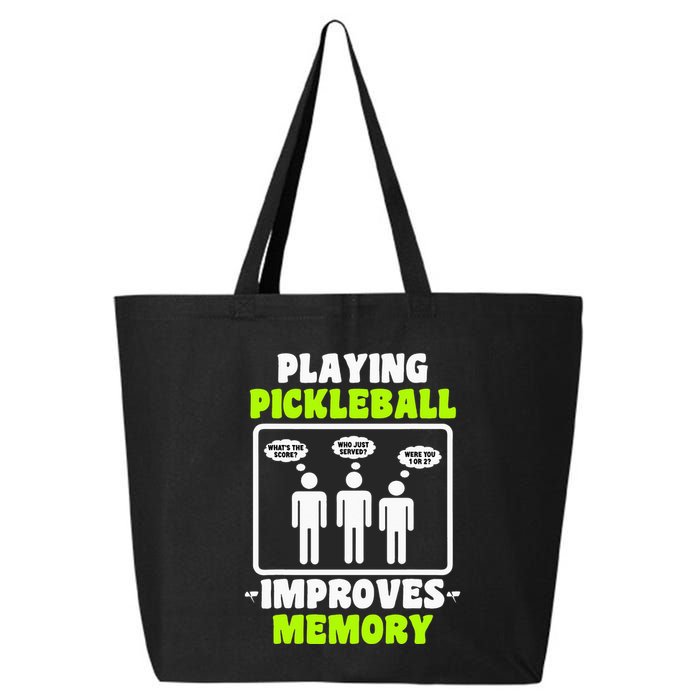 Playing Pickleball Improves Memory Dink Player 25L Jumbo Tote