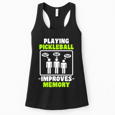 Playing Pickleball Improves Memory Dink Player Womens Tank Top