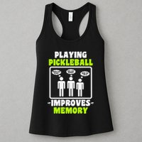 Playing Pickleball Improves Memory Dink Player Womens Tank Top