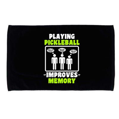 Playing Pickleball Improves Memory Dink Player Microfiber Hand Towel
