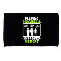 Playing Pickleball Improves Memory Dink Player Microfiber Hand Towel
