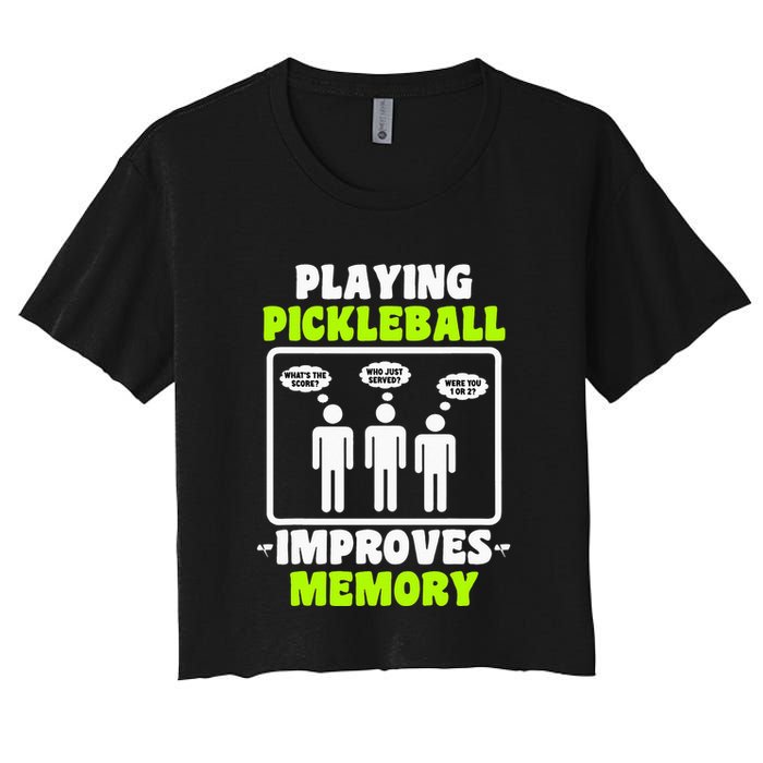 Playing Pickleball Improves Memory Dink Player Crop Top