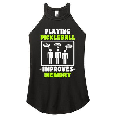 Playing Pickleball Improves Memory Dink Player Women's Perfect Tri Rocker Tank