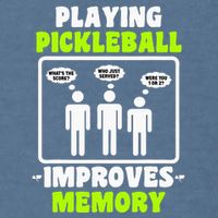 Playing Pickleball Improves Memory Dink Player Garment-Dyed Sweatshirt