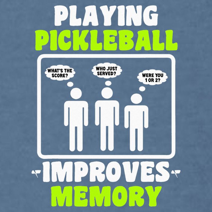 Playing Pickleball Improves Memory Dink Player Garment-Dyed Sweatshirt