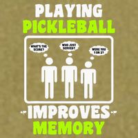 Playing Pickleball Improves Memory Dink Player Garment-Dyed Women's Muscle Tee