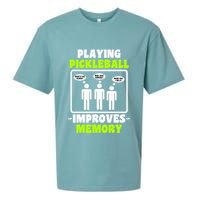 Playing Pickleball Improves Memory Dink Player Sueded Cloud Jersey T-Shirt