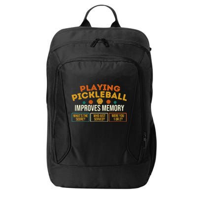 Playing Pickleball Improves Memory Pickleballers City Backpack