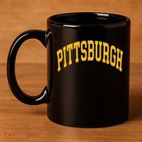 Pittsburgh 11oz C Handle Ceramic Mug