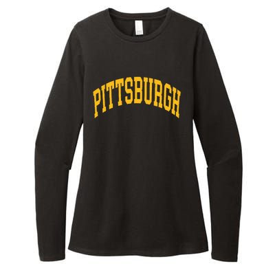 Pittsburgh Womens CVC Long Sleeve Shirt