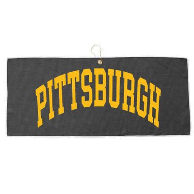 Pittsburgh Large Microfiber Waffle Golf Towel