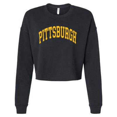 Pittsburgh Cropped Pullover Crew