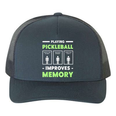 Playing Pickleball Improves Memory Dink Player Yupoong Adult 5-Panel Trucker Hat