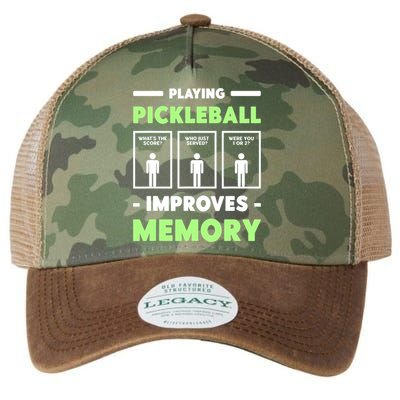 Playing Pickleball Improves Memory Dink Player TShirt Legacy Tie Dye Trucker Hat