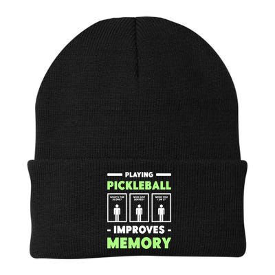 Playing Pickleball Improves Memory Dink Player TShirt Beanie