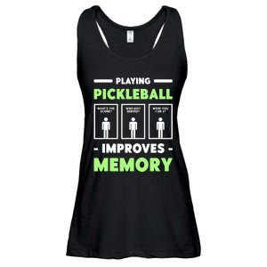 Playing Pickleball Improves Memory Dink Player TShirt Ladies Essential Flowy Tank