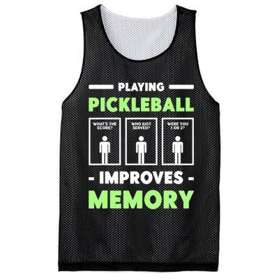Playing Pickleball Improves Memory Dink Player TShirt Mesh Reversible Basketball Jersey Tank