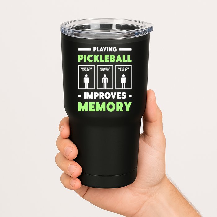 Playing Pickleball Improves Memory Dink Player TShirt Tumbler
