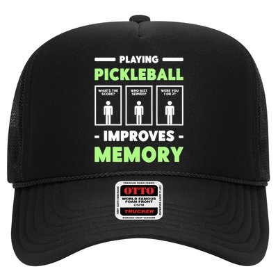 Playing Pickleball Improves Memory Dink Player TShirt Trucker Hat