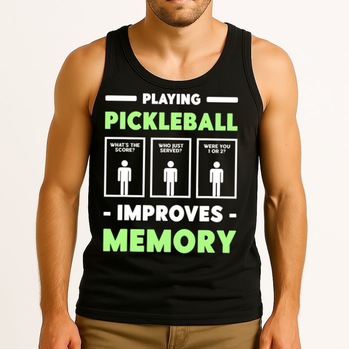Playing Pickleball Improves Memory Dink Player TShirt Tank Top
