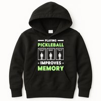 Playing Pickleball Improves Memory Dink Player TShirt Kids Hoodie