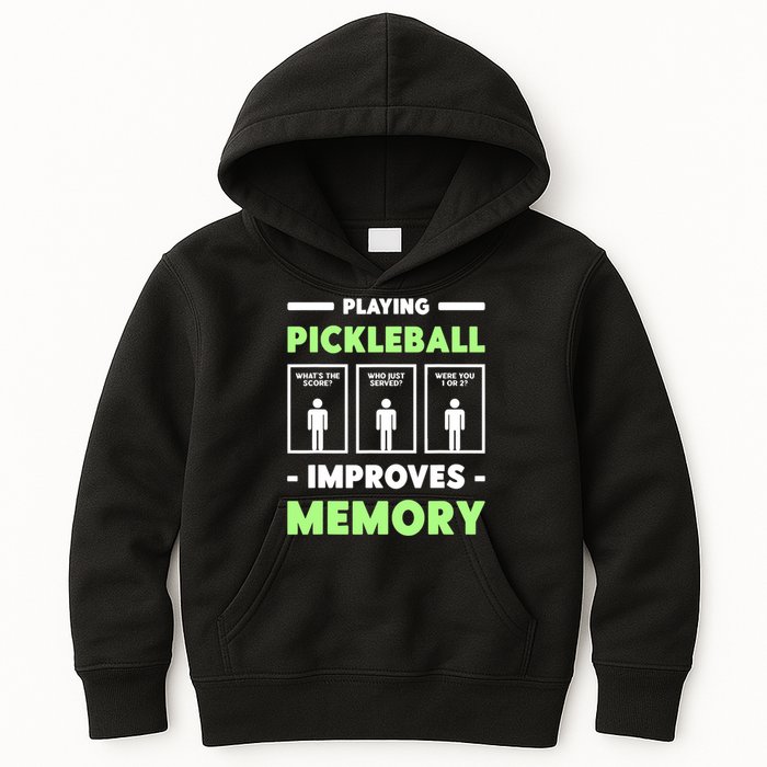Playing Pickleball Improves Memory Dink Player TShirt Kids Hoodie
