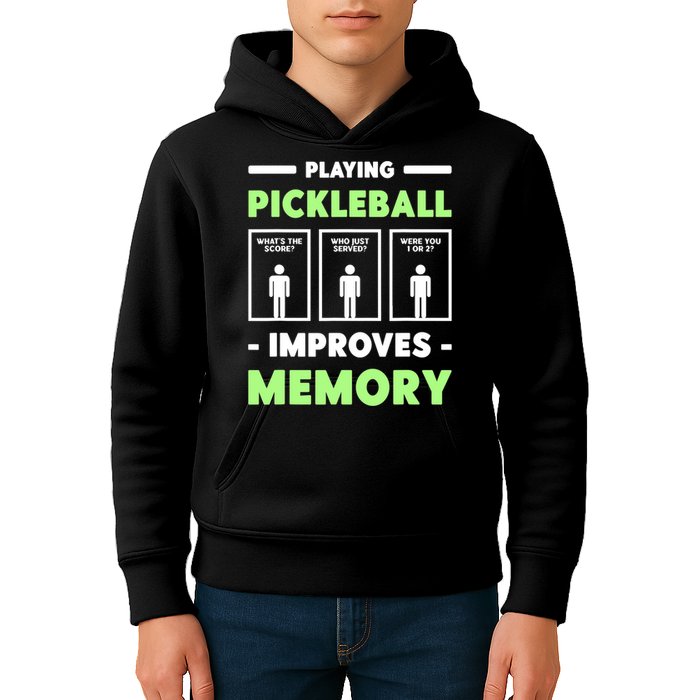 Playing Pickleball Improves Memory Dink Player TShirt Kids Hoodie