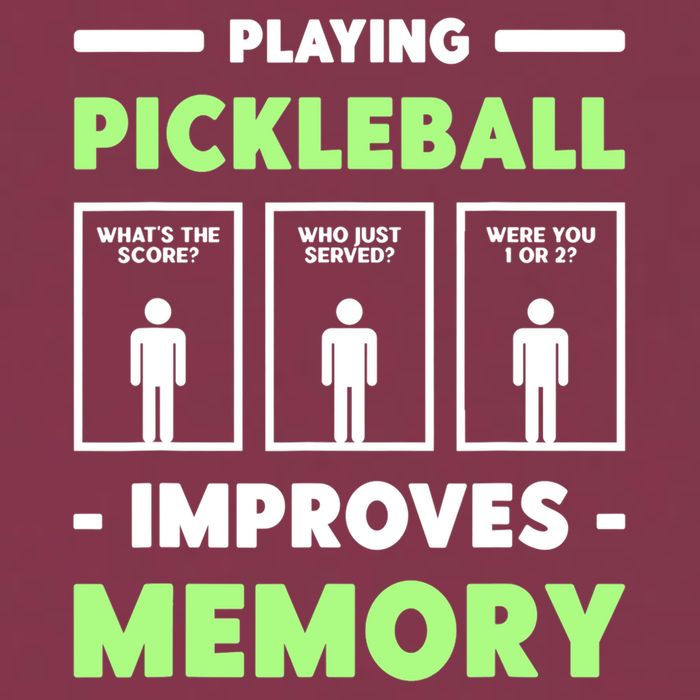 Playing Pickleball Improves Memory Dink Player TShirt 16oz Travel Tumbler