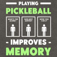Playing Pickleball Improves Memory Dink Player TShirt Cotton Canvas Backpack