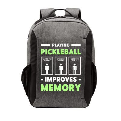 Playing Pickleball Improves Memory Dink Player TShirt Vector Backpack
