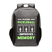 Playing Pickleball Improves Memory Dink Player TShirt Vector Backpack