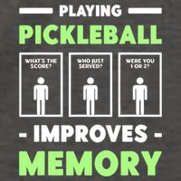 Playing Pickleball Improves Memory Dink Player TShirt Vector Backpack
