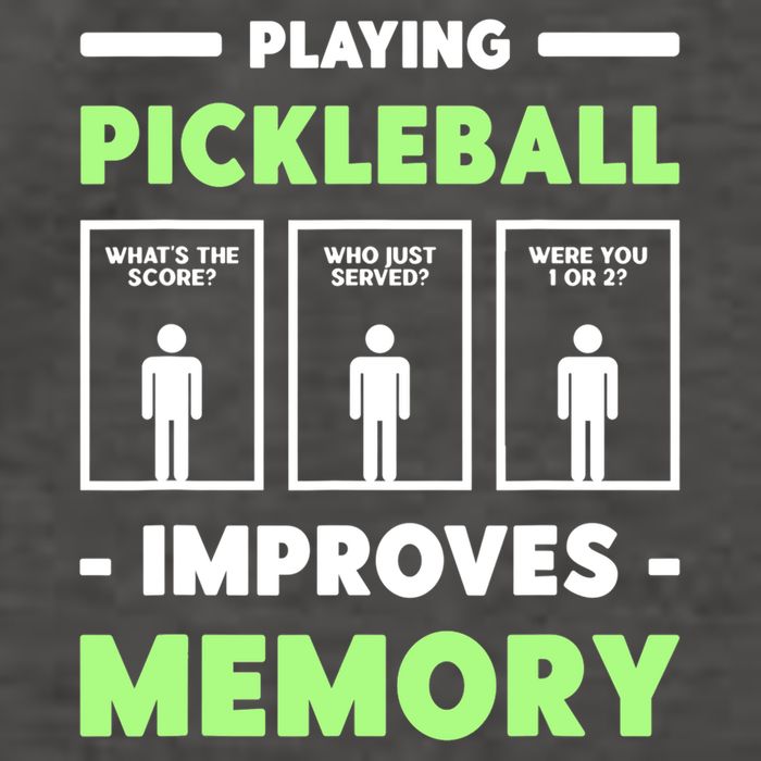 Playing Pickleball Improves Memory Dink Player TShirt Vector Backpack