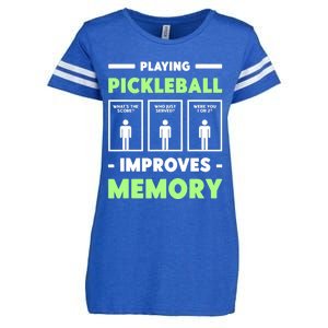 Playing Pickleball Improves Memory Dink Player TShirt Enza Ladies Jersey Football T-Shirt