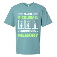 Playing Pickleball Improves Memory Dink Player TShirt Sueded Cloud Jersey T-Shirt