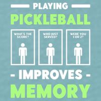 Playing Pickleball Improves Memory Dink Player TShirt Sueded Cloud Jersey T-Shirt