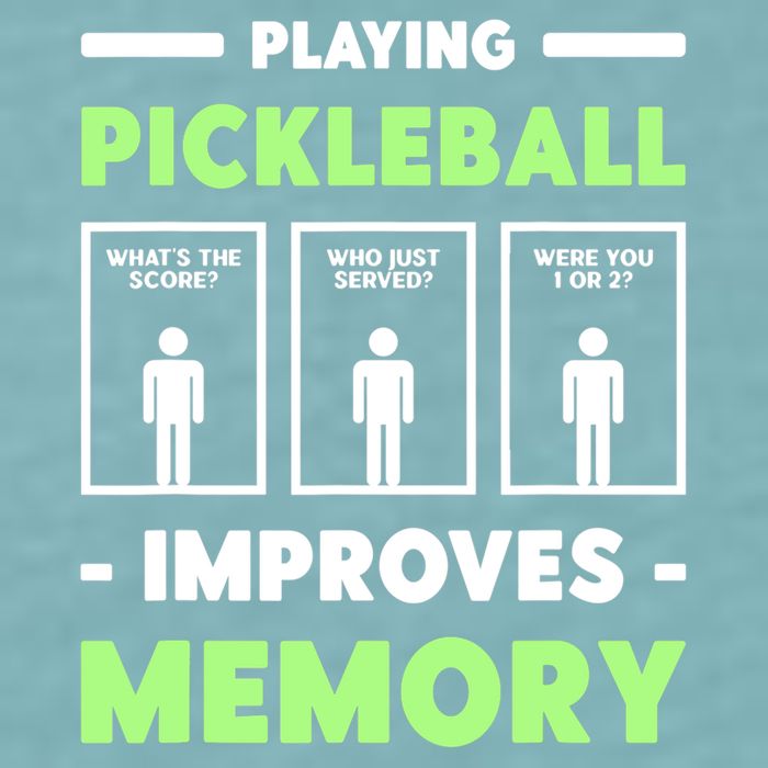 Playing Pickleball Improves Memory Dink Player TShirt Sueded Cloud Jersey T-Shirt