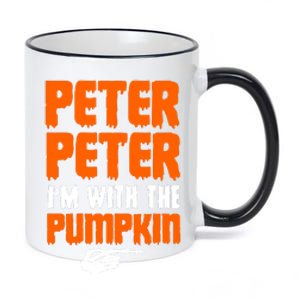 Peter Peter I'm With The Pumpkin 11oz Black Color Changing Mug