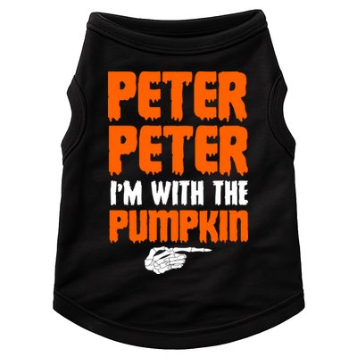 Peter Peter I'm With The Pumpkin Doggie Tank
