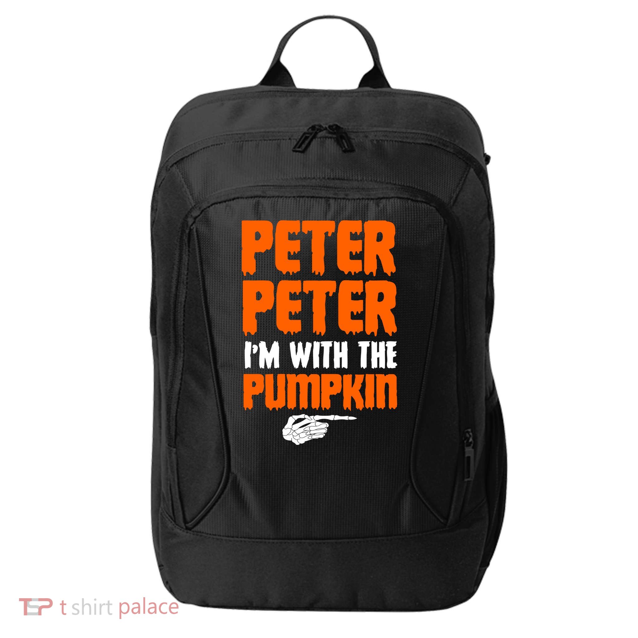 Peter Peter I'm With The Pumpkin City Backpack