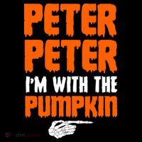 Peter Peter I'm With The Pumpkin Button