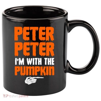 Peter Peter I'm With The Pumpkin 11oz C Handle Ceramic Mug