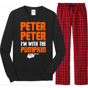 Peter Peter I'm With The Pumpkin Long Sleeve Pajama Set