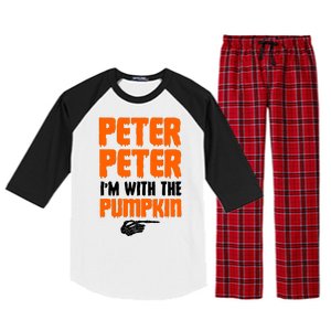 Peter Peter I'm With The Pumpkin Raglan Sleeve Pajama Set