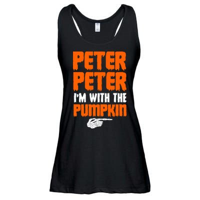 Peter Peter I'm With The Pumpkin Ladies Essential Flowy Tank