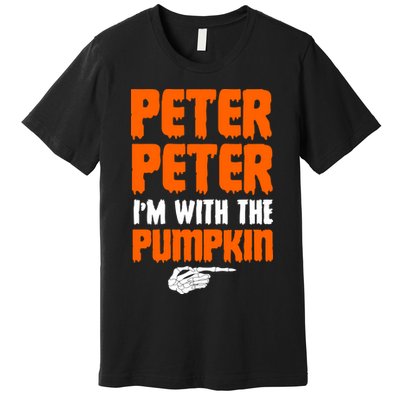 Peter Peter I'm With The Pumpkin Premium T-Shirt