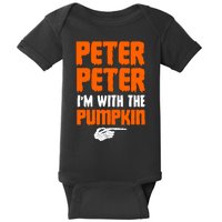 Peter Peter I'm With The Pumpkin Baby Bodysuit