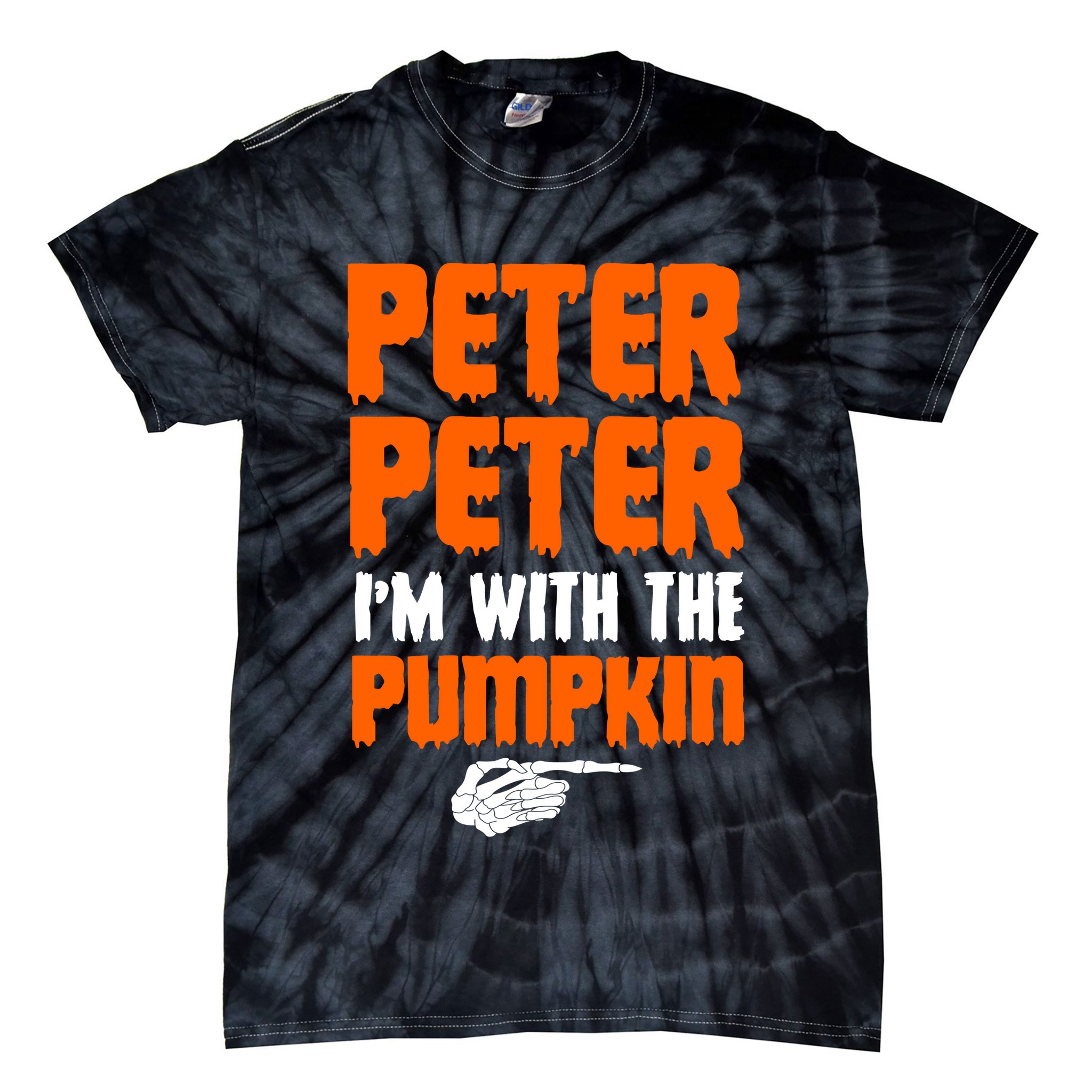 Peter Peter I'm With The Pumpkin Tie-Dye T-Shirt